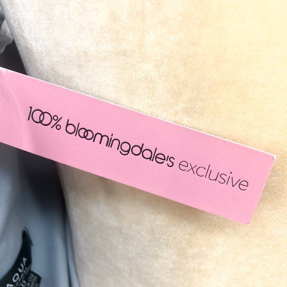 AQUA FORMAL Women's Embellished Column Gown Size 8 Silver Sleeveless NWT FLAW - Picture 14 of 16